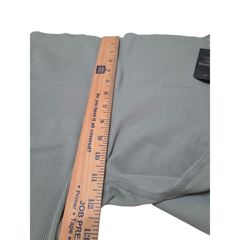 NWT Savage X Fenty High Waist Ribbed Leggings Women's Plus 3X Muted Green F9.1 - Picture 5 of 11